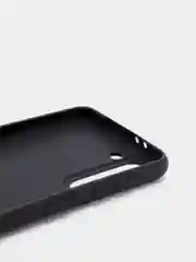 Хром чехол Samsung Galaxy S21, Самсунг Галакси С21 черный силиконовый