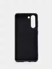 Хром чехол Samsung Galaxy S21, Самсунг Галакси С21 черный силиконовый