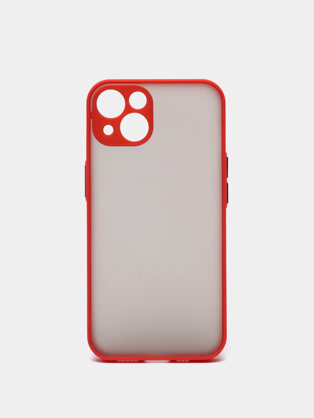 Красный чехол для Apple iPhone 13 / iPhone 13 Pro / iPhone 13 Pro Max с цветными кнопками