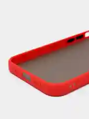 Красный чехол для Apple iPhone 13 / iPhone 13 Pro / iPhone 13 Pro Max с цветными кнопками