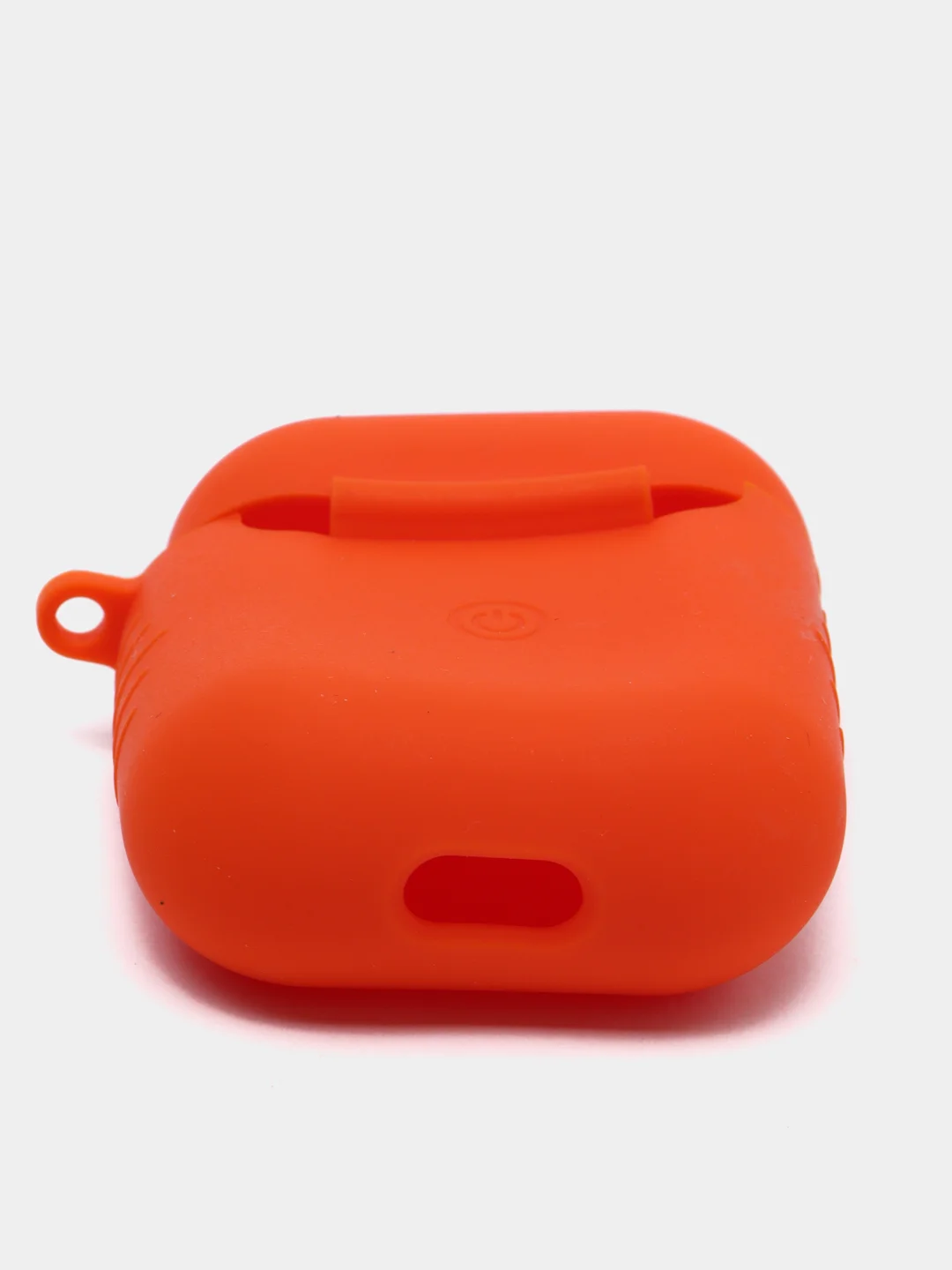 Оранжевый силиконовый чехол для беспроводных наушников AirPods 1, AirPods 2