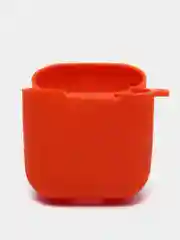 Оранжевый силиконовый чехол для беспроводных наушников AirPods 1, AirPods 2