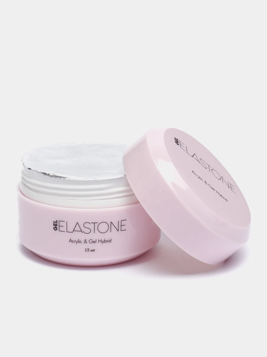 Пастельно-коралловый акригель/гибрид акрила и геля ELASTONE GEL Runail Professional