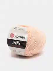 Кремовый пряжа YarnArt Jeans, 50 г, 160 м