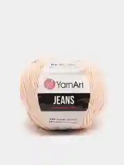 Кремовый пряжа YarnArt Jeans, 50 г, 160 м