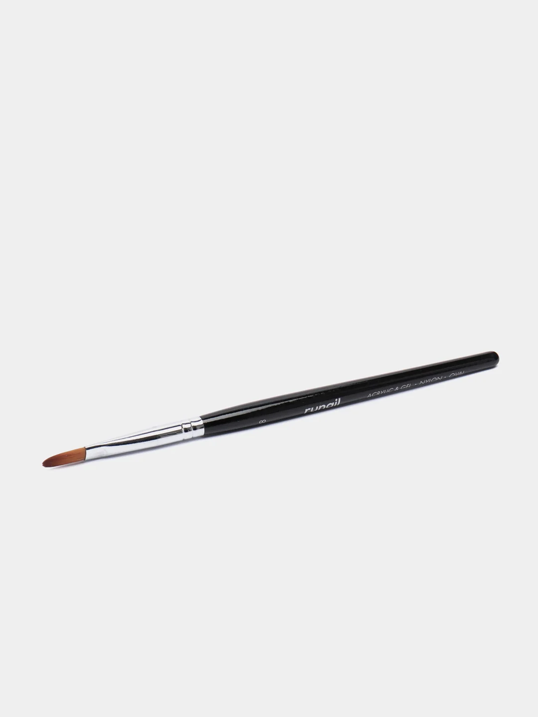 Кисть для акрил геля Runail Professional Nylon Oval №8 №3979