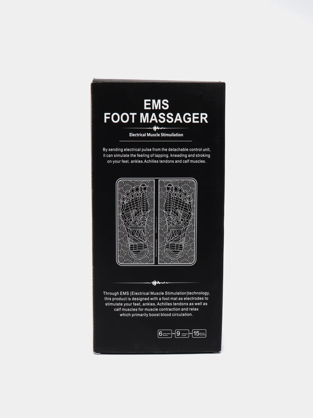 Тренажёр-миостимулятор для мыщц и стоп EMS Foot Massager. Снятие стресса.
