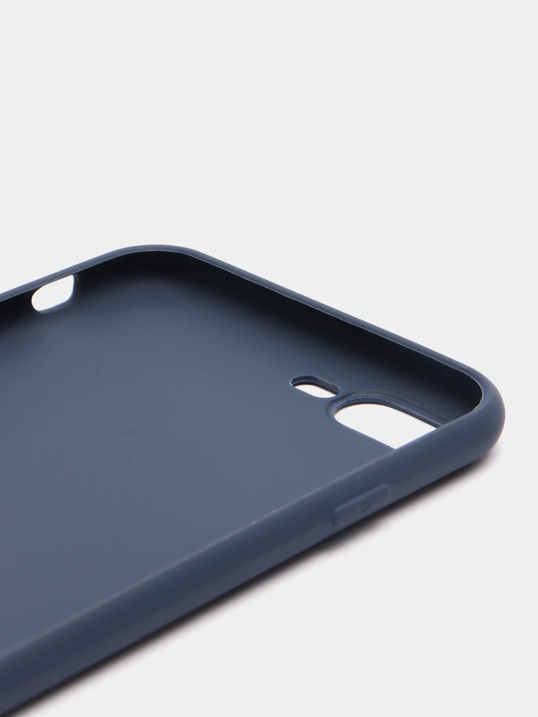 Темно-синий силиконовый чехол IPhone