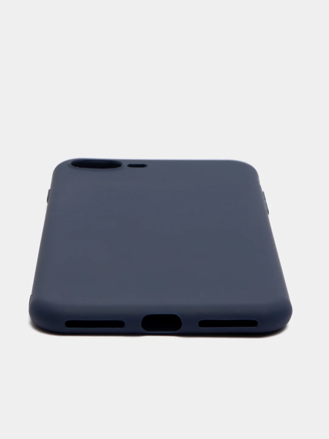 Темно-синий силиконовый чехол IPhone