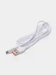 Белый кабель USB на Micro USB 2.4A с быстрой зарядкой,1 метр,белый и черный
