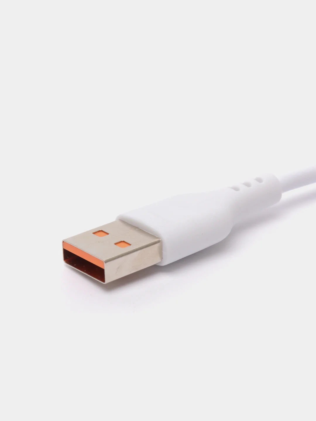 Белый кабель USB на Micro USB 2.4A с быстрой зарядкой,1 метр,белый и черный
