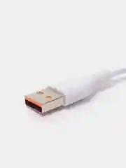Белый кабель USB на Micro USB 2.4A с быстрой зарядкой,1 метр,белый и черный