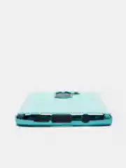 Бирюзовый чехол Xiaomi Redmi Note 8 Pro, Сяоми Редми Нот 8 Про силиконовый с глянцевой рамкой
