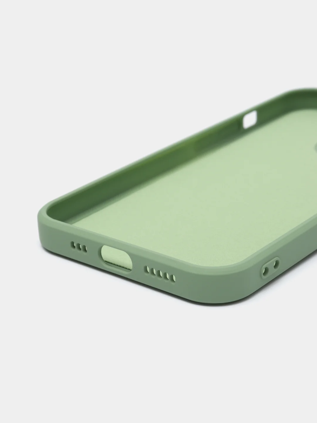Лесной зеленый чехол на iPhone 11, 13, 12, XR, Pro, Max, Mini, бархатный