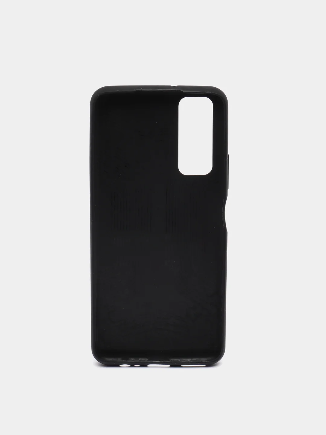 Зеленый силиконовый чехол накладка для Huawei P Smart 2021 с текстурой кожи (под кожу)