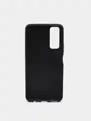 Зеленый силиконовый чехол накладка для Huawei P Smart 2021 с текстурой кожи (под кожу)