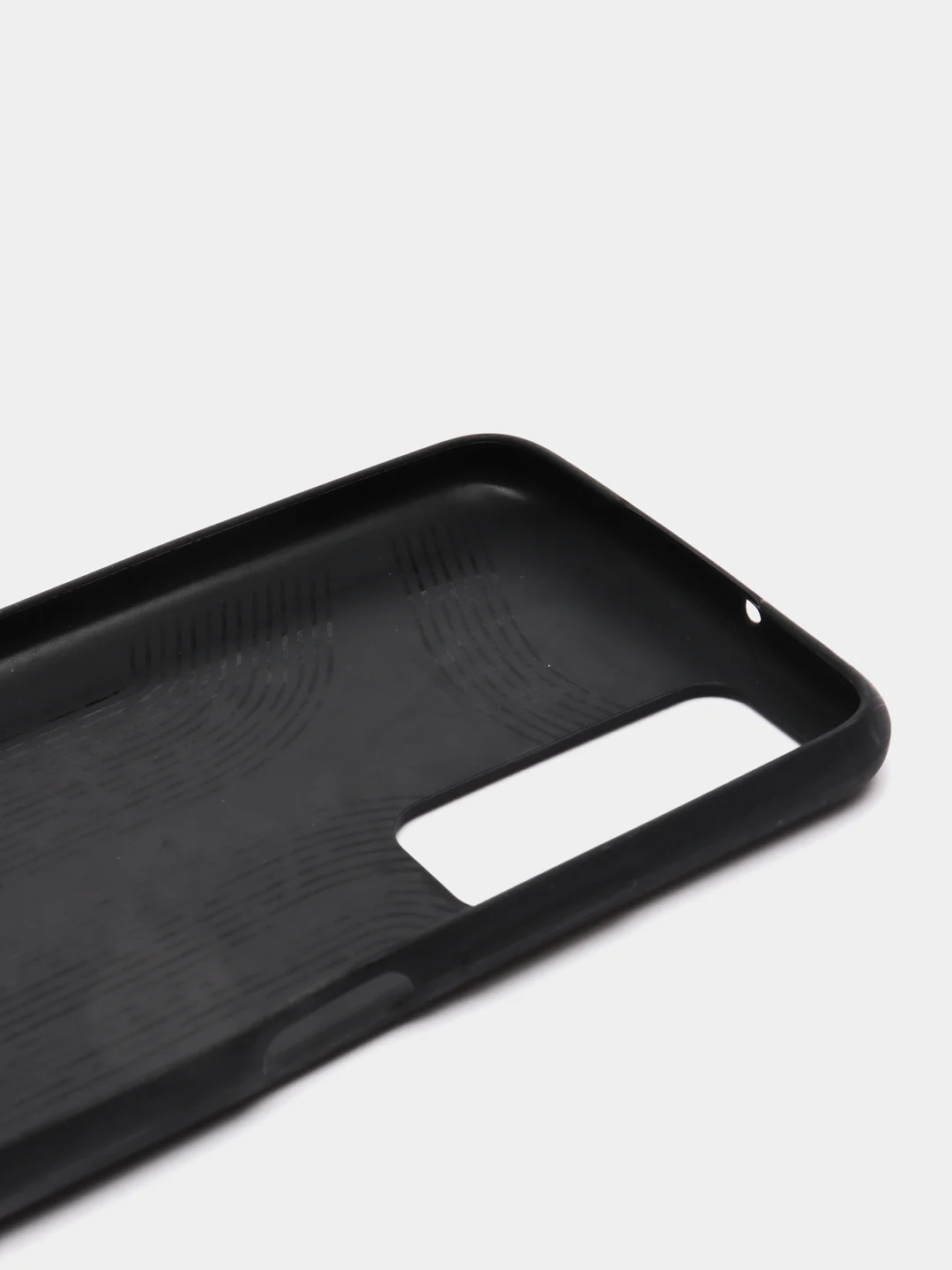Зеленый силиконовый чехол накладка для Huawei P Smart 2021 с текстурой кожи (под кожу)