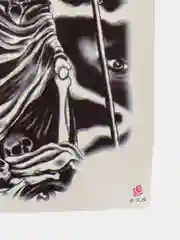 Алый временная переводная татуировка "Воины, птицы, черепа и др.",  21х15 см