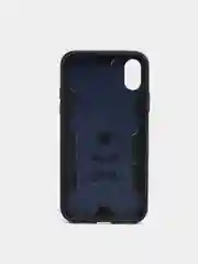 Темно-синий противоударный чехол с держателем Apple IPhone X/XS, 12, 12Pro, 12Pro Max с защитой камеры