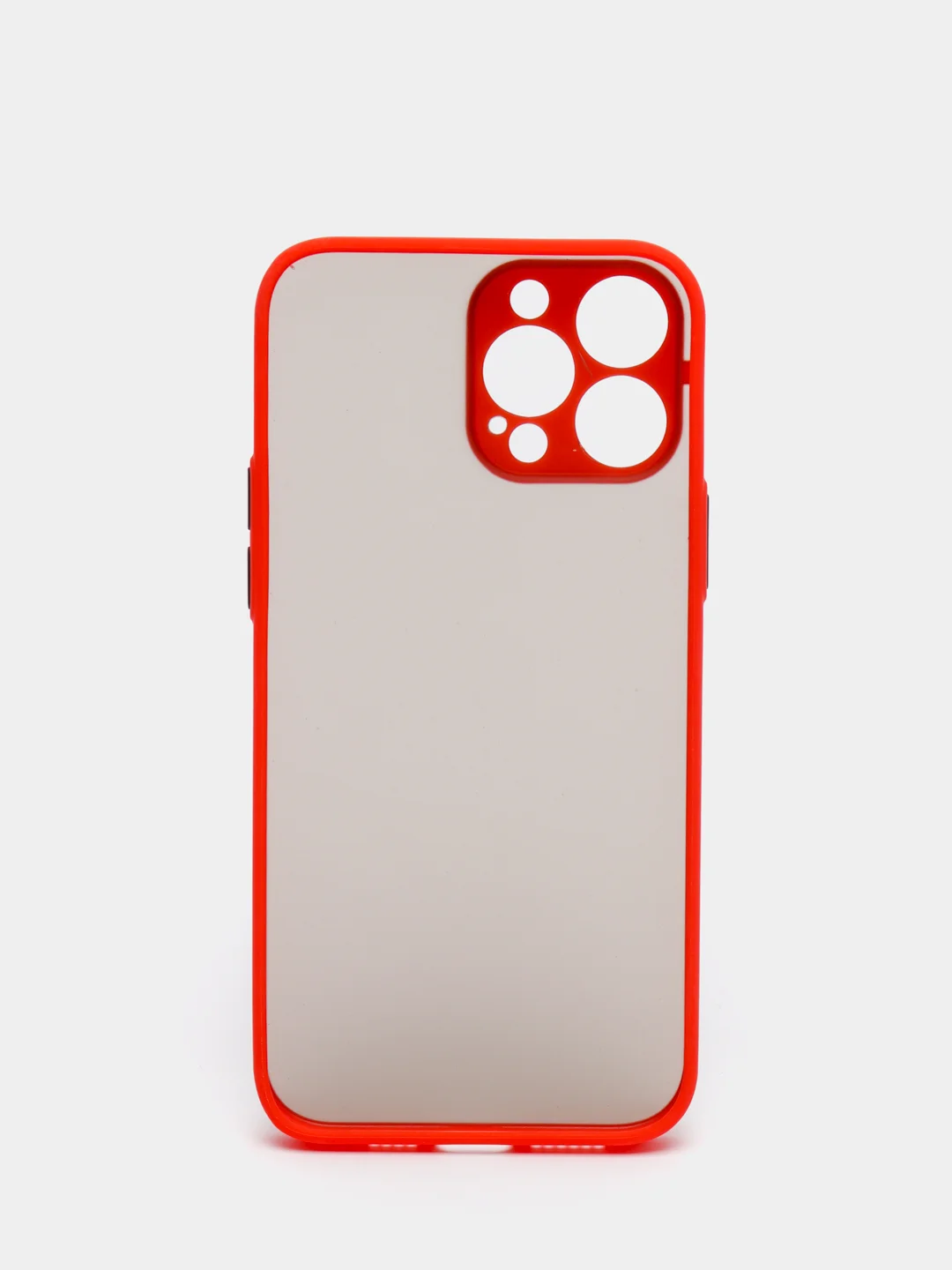 Красный чехол для Apple iPhone 13 / iPhone 13 Pro / iPhone 13 Pro Max с цветными кнопками