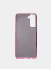 Лавандовый чехол блестящий Samsung Galaxy S21 Plus накладка c блёстками Самсунг S21 +