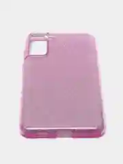 Лавандовый чехол блестящий Samsung Galaxy S21 Plus накладка c блёстками Самсунг S21 +