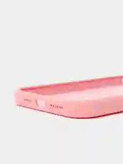 Розовый чехол для iPhone 13 Pro Max 6.7" Silicone Case закрытый низ с логотипом