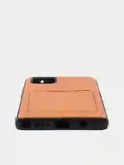 Коричневый чехол из эко кожи с карманом для карт на Samsung Note 10/ Note 10 Pro/ Note 10 Lite A81