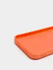 Оранжевый силиконовый чехол шёлк wallet для карт и визиток Apple iPhone X/XR/XS/11/12/Mini/Pro Max