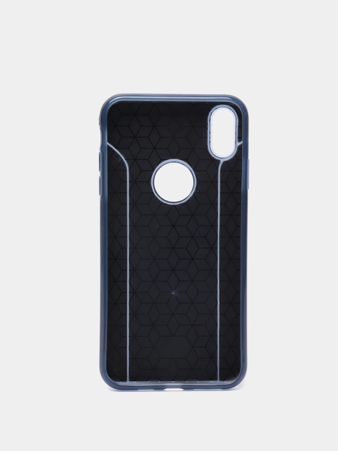 Темно-синий чехол-накладка для iPhone Xs Max "Cherry II New Design"