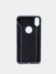 Темно-синий чехол-накладка для iPhone Xs Max "Cherry II New Design"