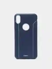 Темно-синий чехол-накладка для iPhone Xs Max "Cherry II New Design"