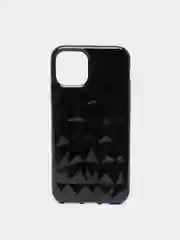 Черный чехол для iPhone (Айфон) 11 силиконовый, синий
