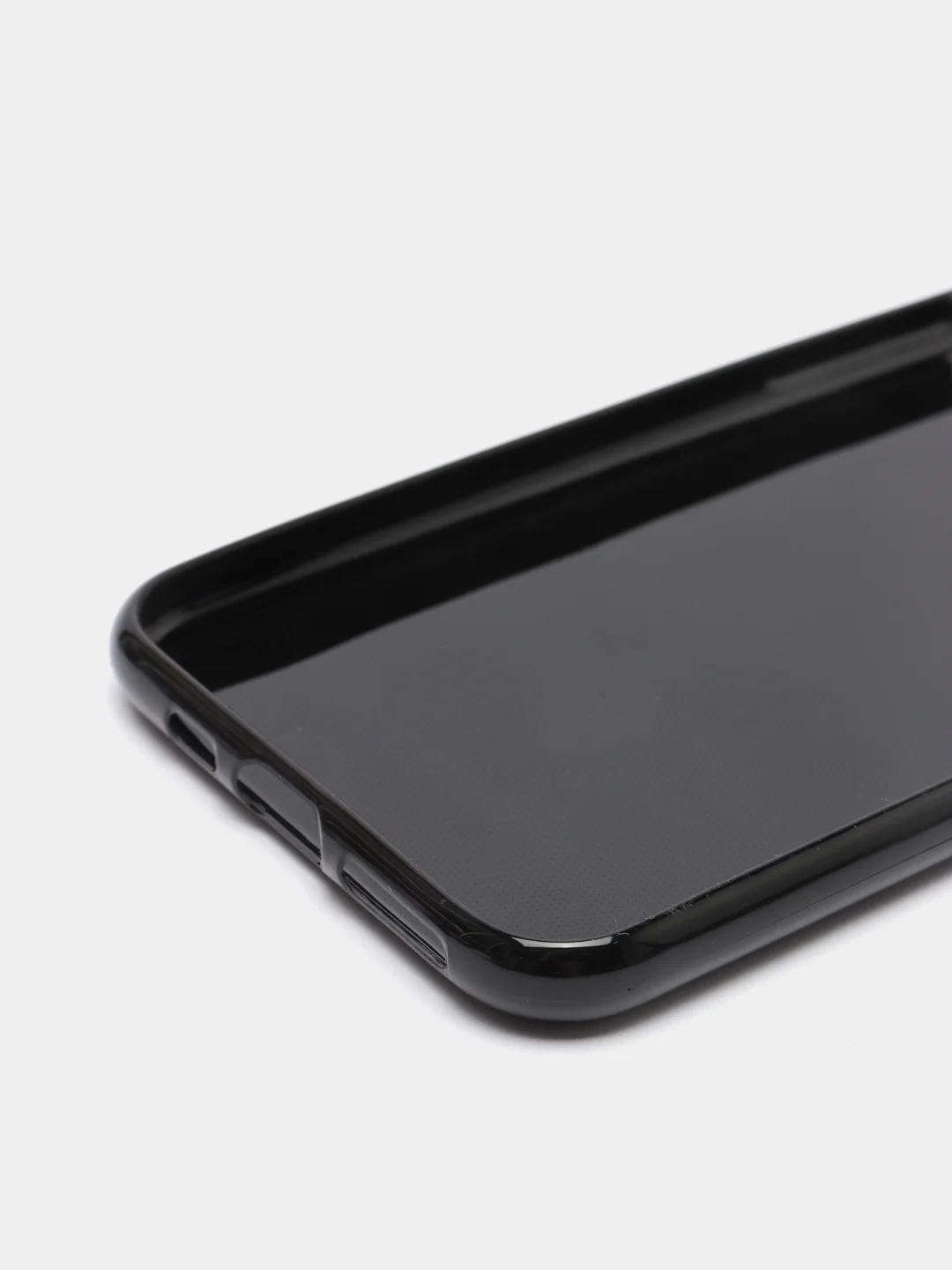 Черный чехол для iPhone (Айфон) 11 силиконовый, синий