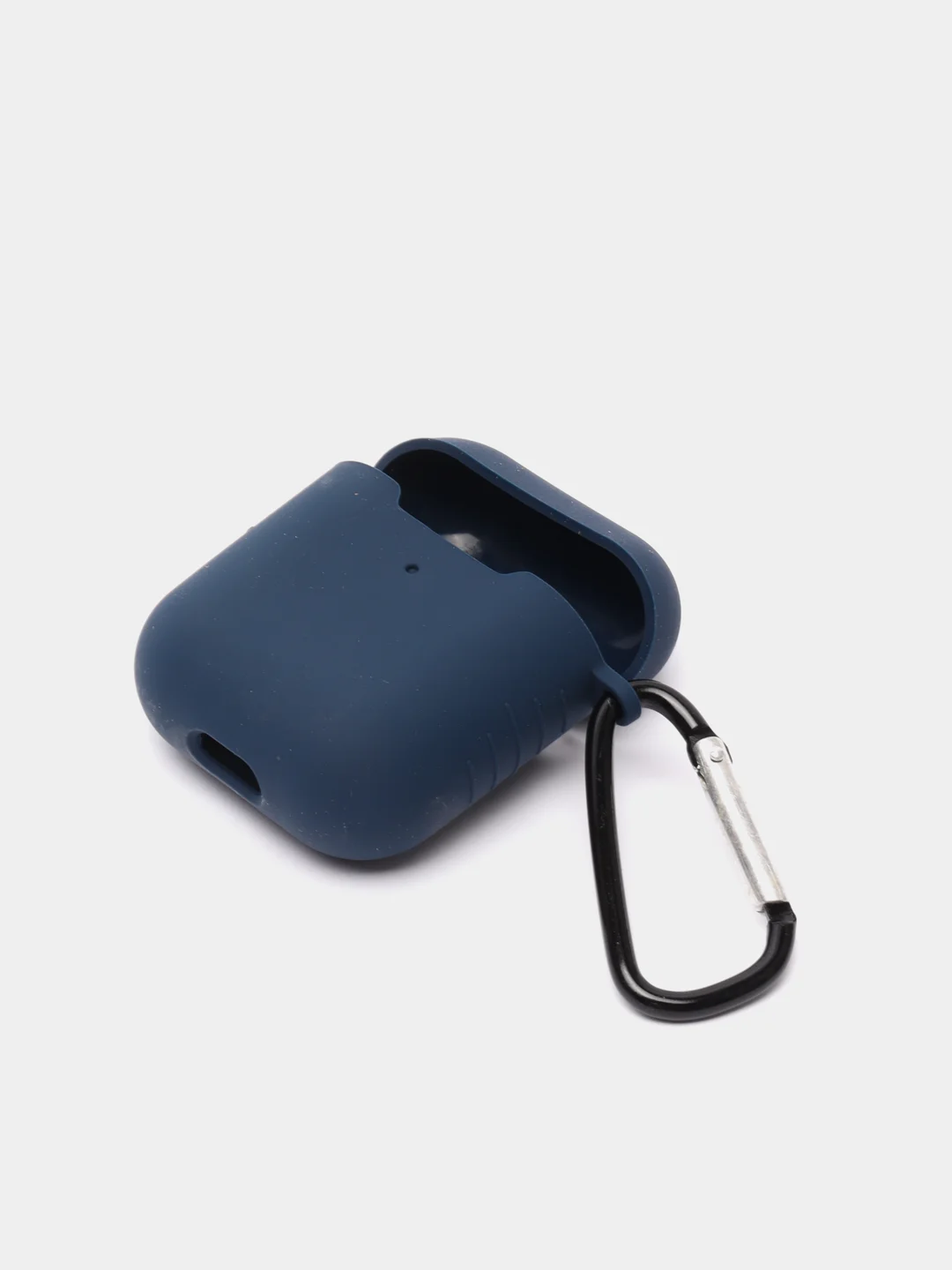 Темно-синий силиконовый чехол для беспроводных наушников AirPods 1, AirPods 2