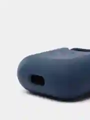Темно-синий силиконовый чехол для беспроводных наушников AirPods 1, AirPods 2