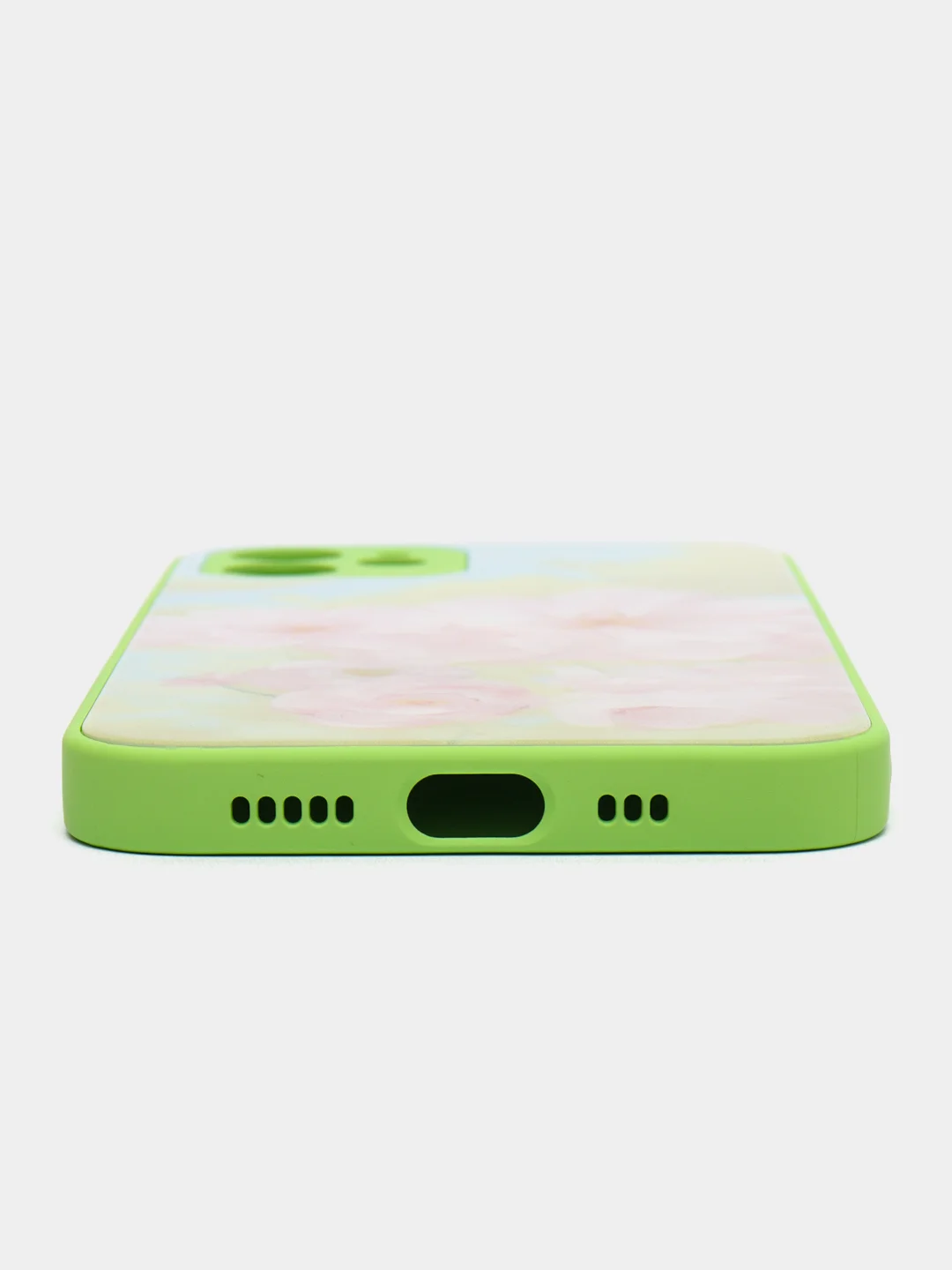 Лайм чехол iPhone 12 с принтом