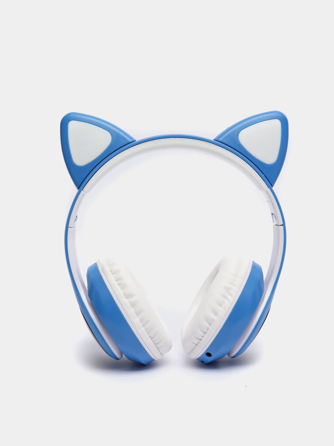 Синий беспроводные наушники Bluetooth со светящимися кошачьими ушами CAT STN-28