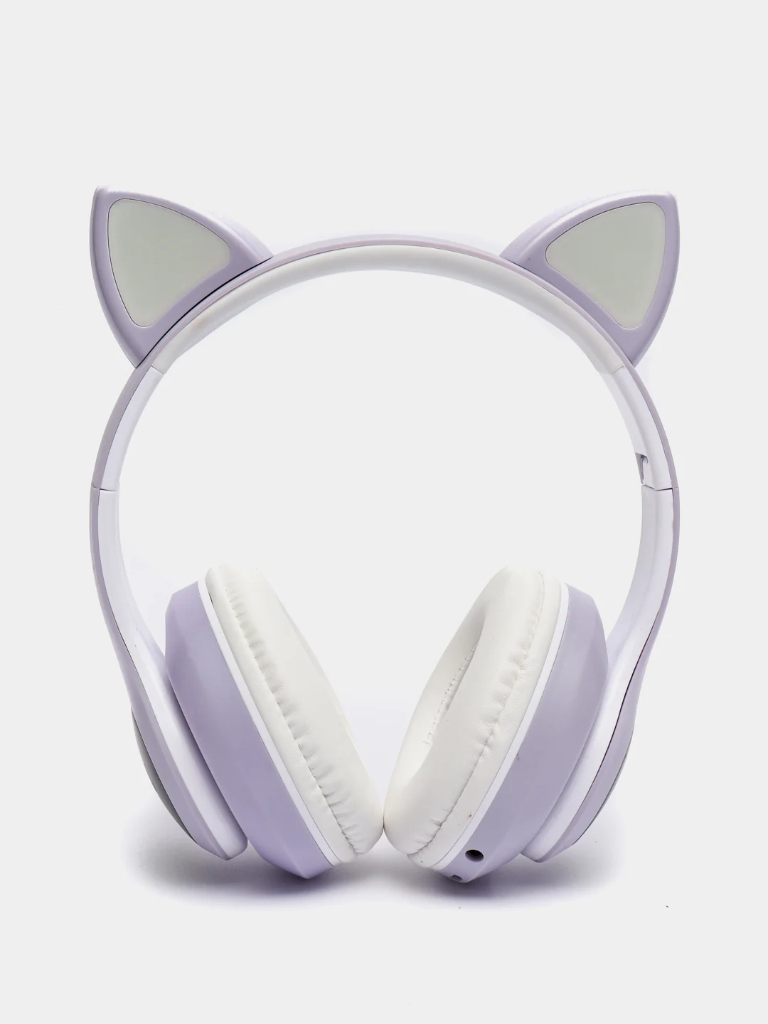 Сиреневый беспроводные наушники Bluetooth со светящимися кошачьими ушами CAT STN-28