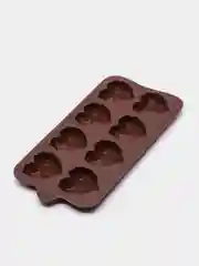 Силиконовая форма для льда, шоколада и мармелада "Граненое сердце"