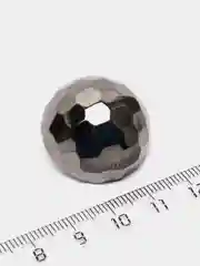 Угольный пуговица на ножке "Диско", 22-26 мм