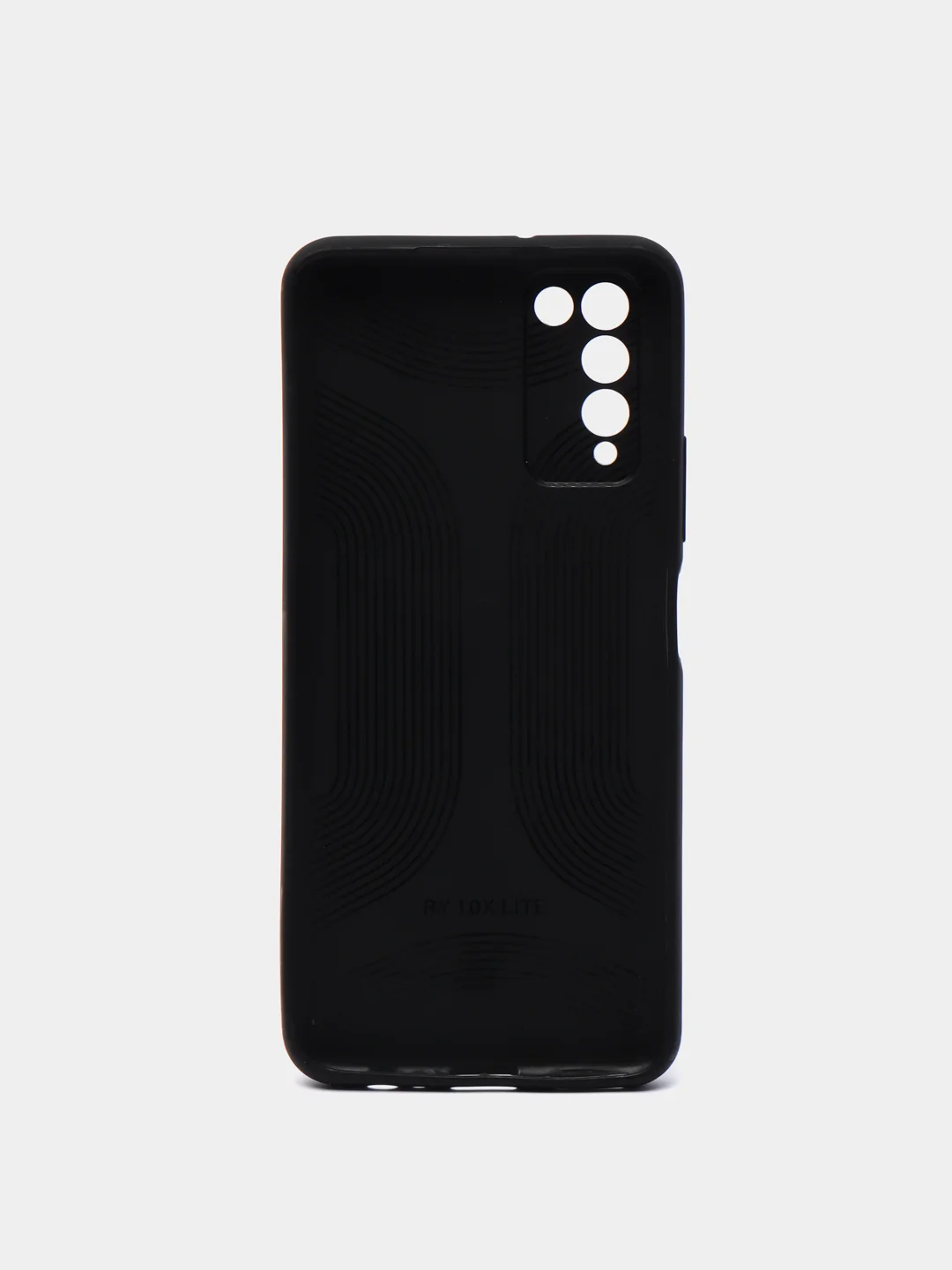 Синий чехол Honor 10X Lite силиконовый, имитация кожи