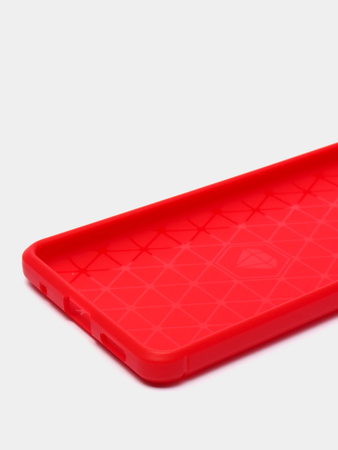 Красный чехол для Xiaomi Redmi Note 10 Pro, имитация вставок под карбон