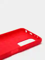 Красный чехол для Xiaomi Redmi Note 10 Pro, имитация вставок под карбон