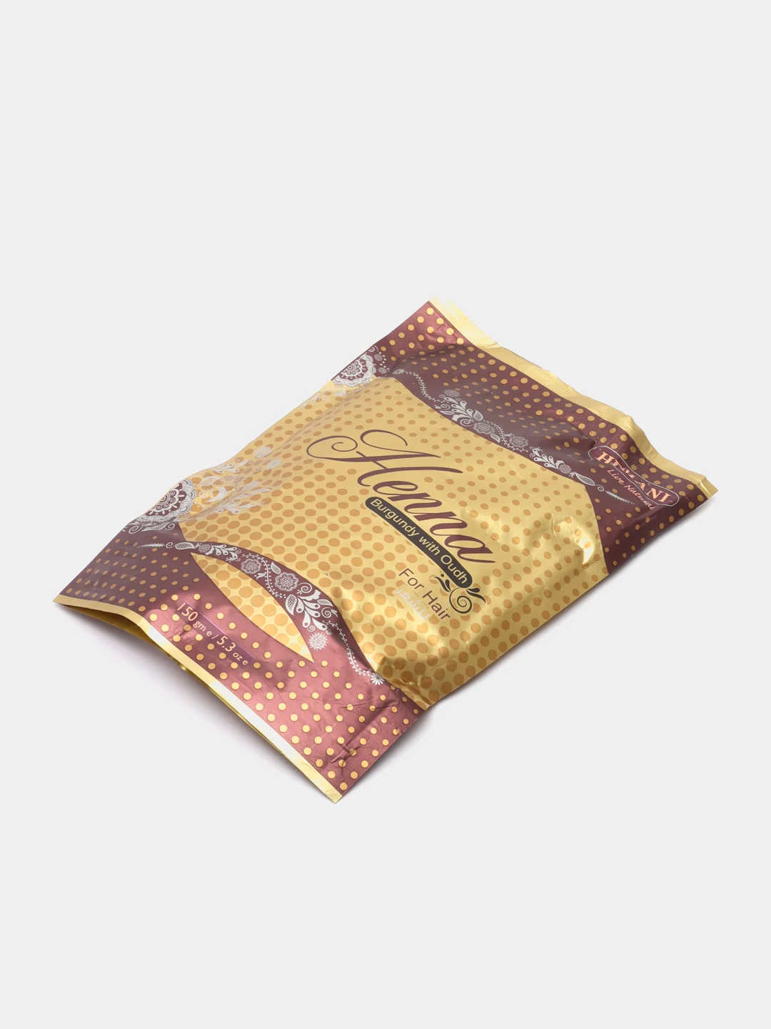 Хна для волос бургунди с удом Hemani, 150 г