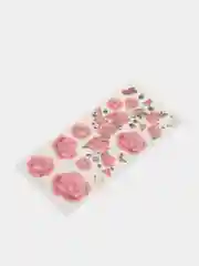 Розовый временная татуировка