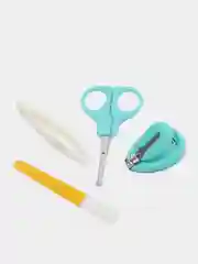 Салатовый маникюрный набор для новорожденных детей, детские ножницы