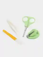Мятный маникюрный набор для новорожденных детей, детские ножницы