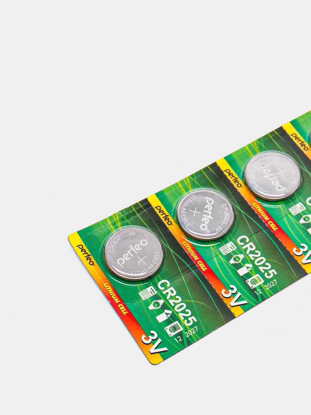 Батарейки 5 штук: CR2025 / 2025, 3V (Perfeo)