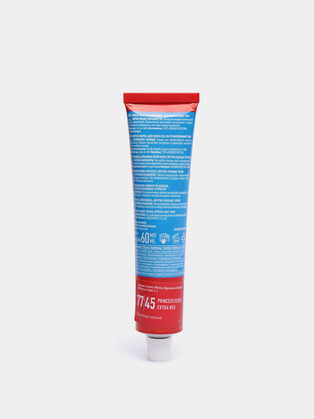 Крем-краска Estel Professional PRINCESS ESSEX EXTRA RED для окрашивания волос Estel 60 мл